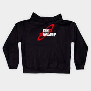 Red Dwarf (original logo, distressed) Kids Hoodie